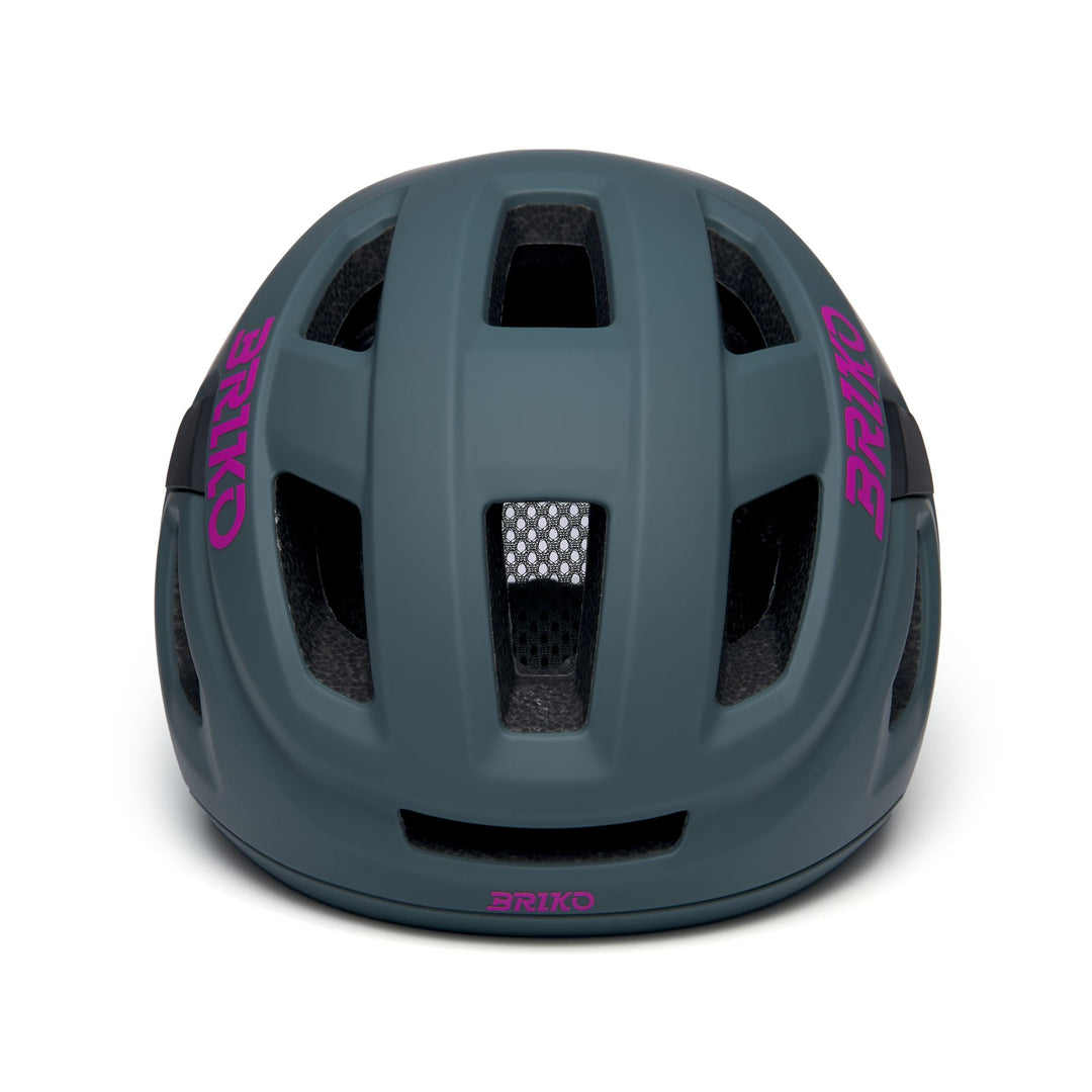 Unisex Blue and Green Cycling Helmet with Ventilation and Reflective Features main
