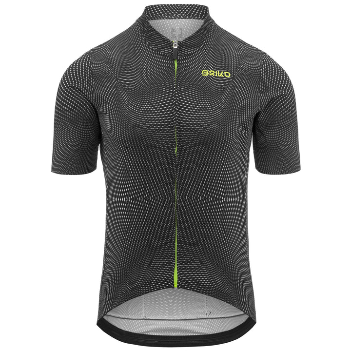 Maillot de cyclisme noir pour homme, respirant et doté de poches 1