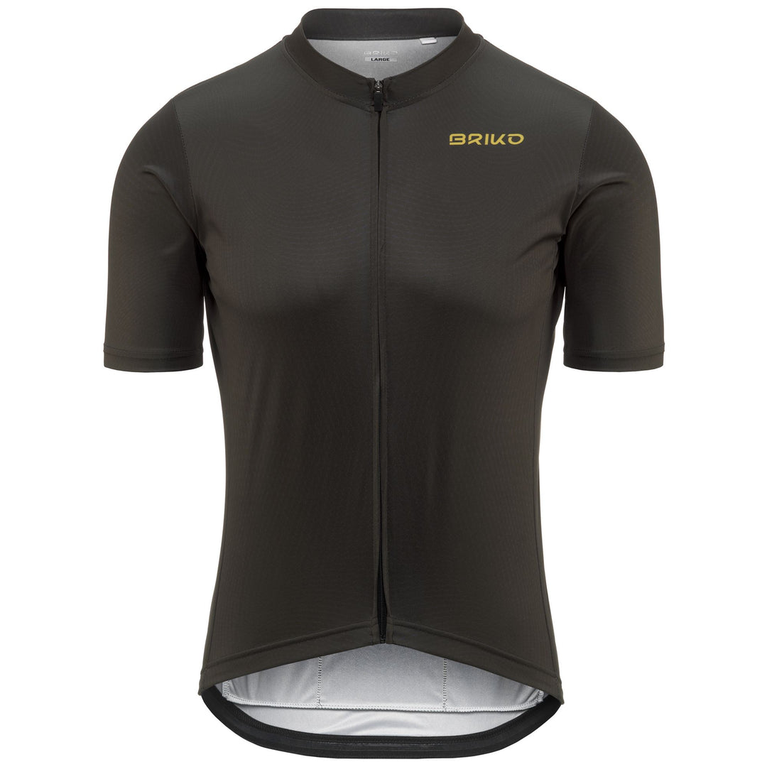 Green Man Cycling Jersey with Breathability and Three Pockets 01