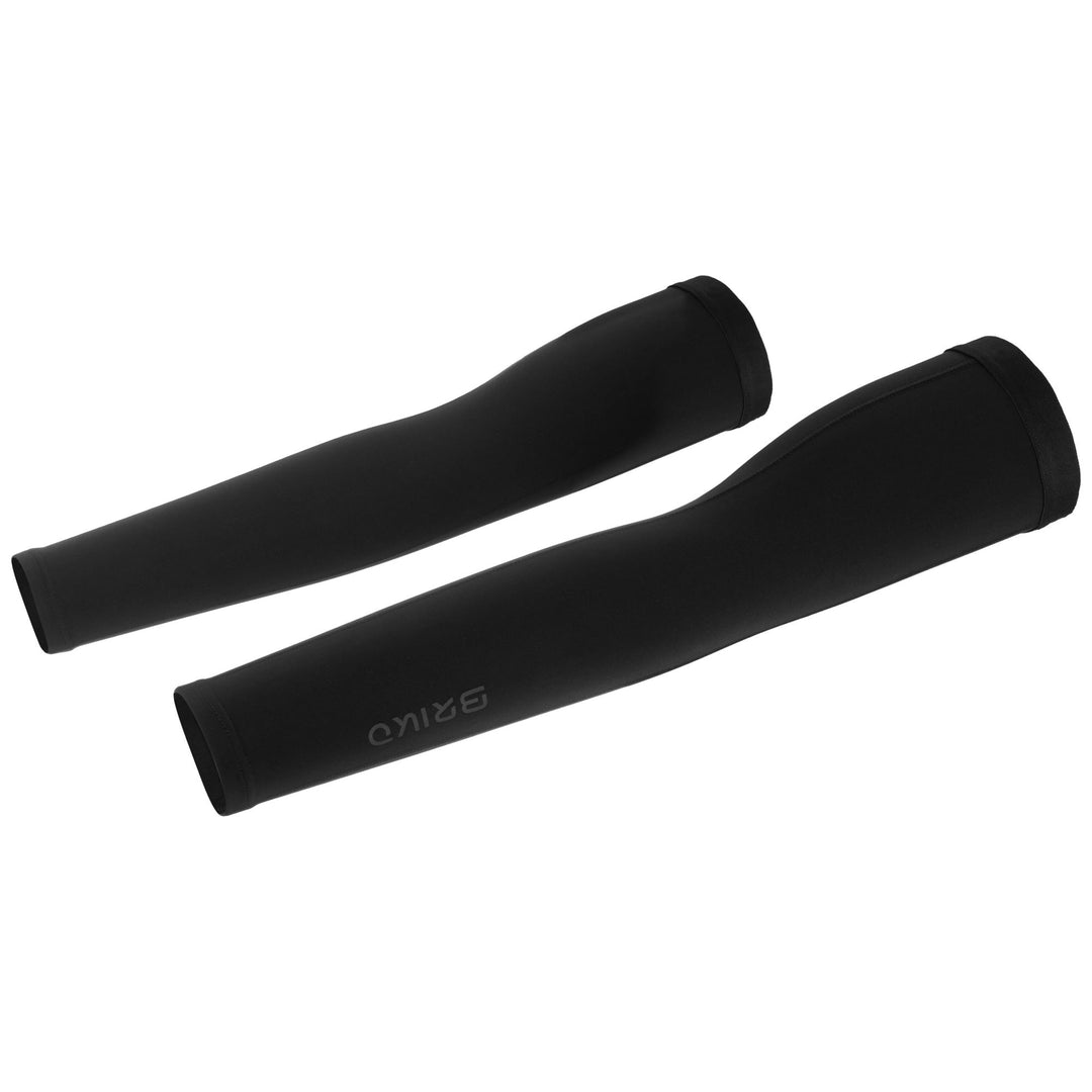 Scaldabraccia unisex nero per ciclismo con tempo freddo 01