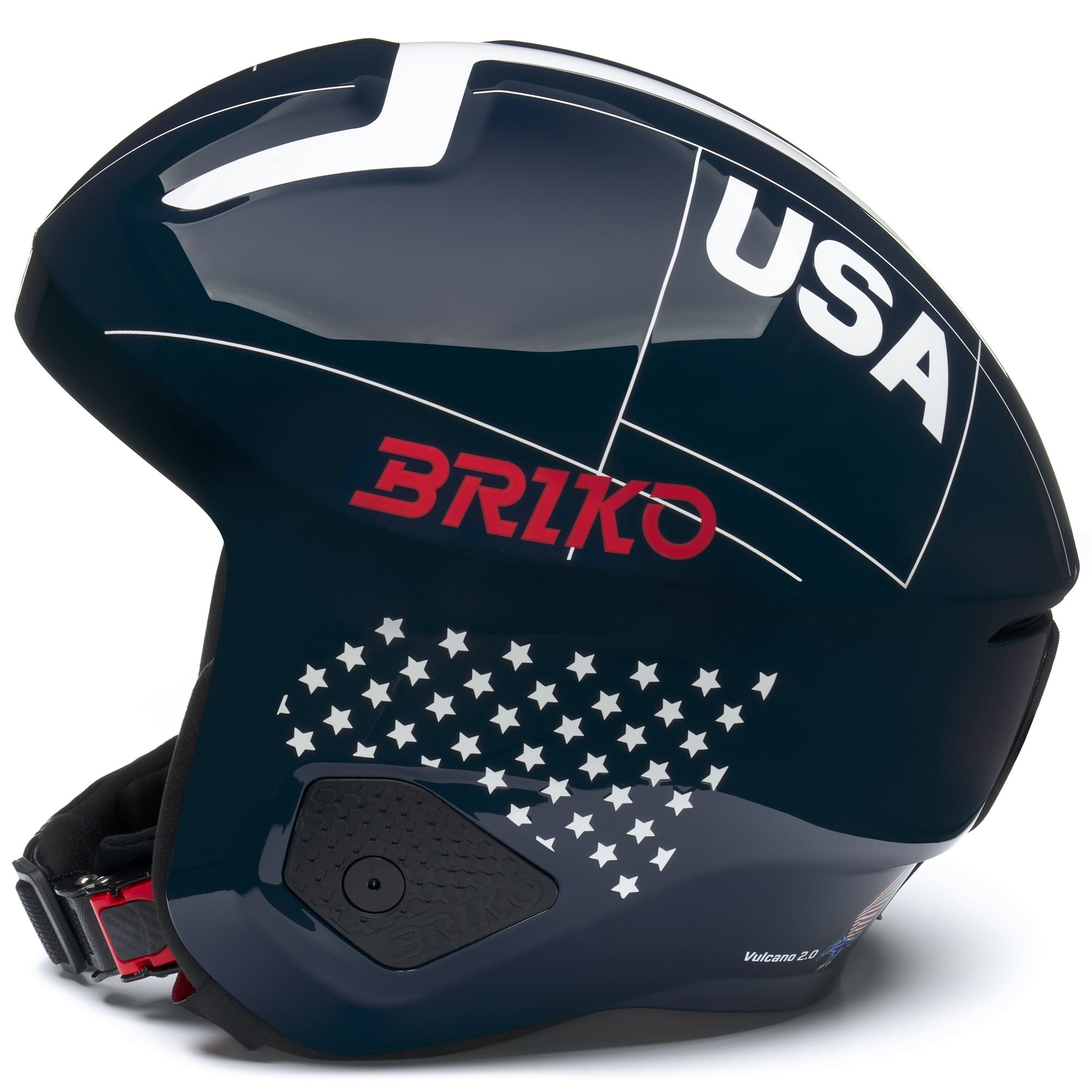 BRIKO VULCANO ヘルメット 56cm Helmets Unisex VULCANO 2.0 Helmet SHINY WHITE - BLACK