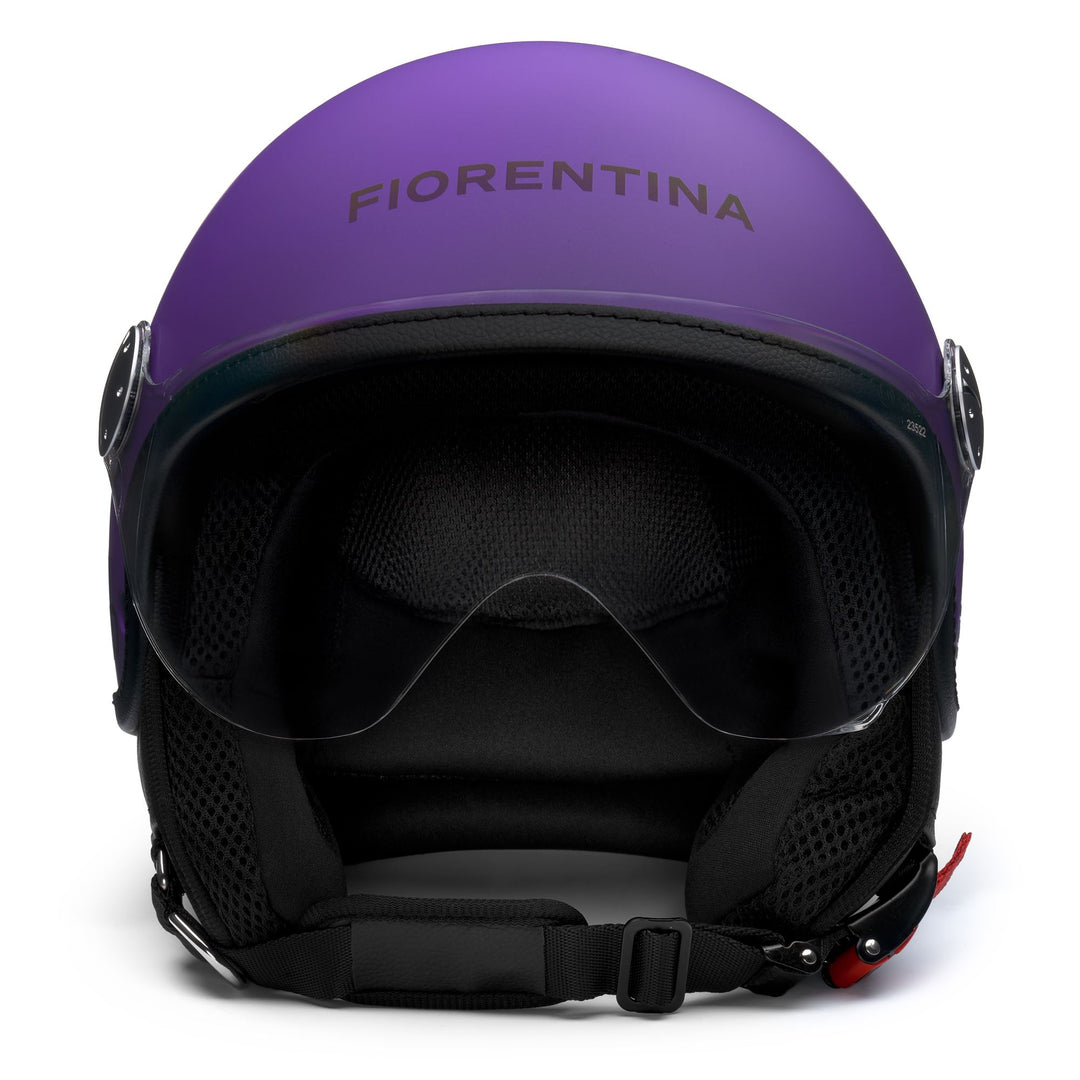 Unisex Violet and Black Motor Racing Helmet with Visor main