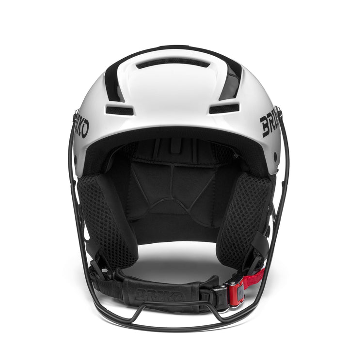 Casco da sci unisex grigio e bianco con sistema di ventilazione 3