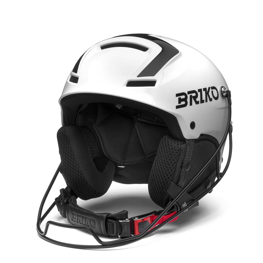 Unisex Grey and White Ski Helmet with Ventilation System 01