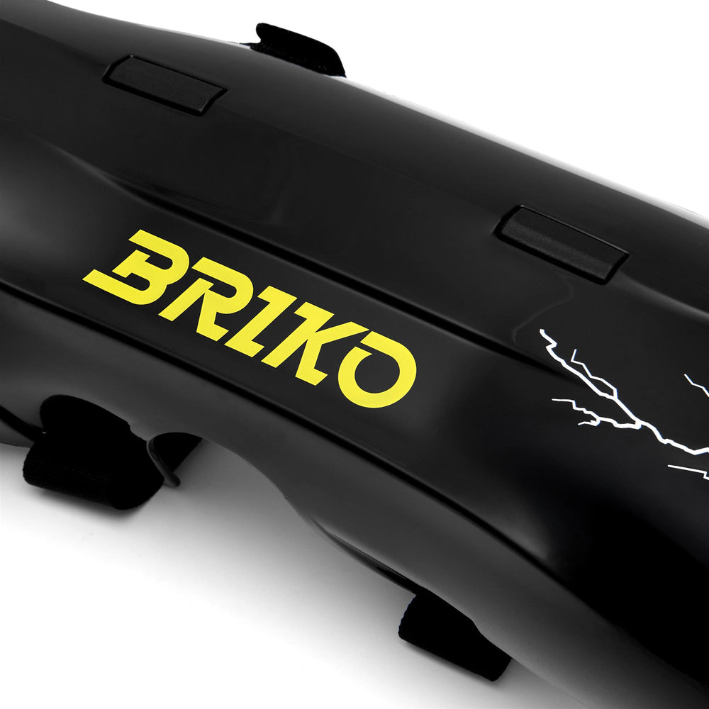 Unisex Black Shin Guards for Skiing with Lightweight Design 02