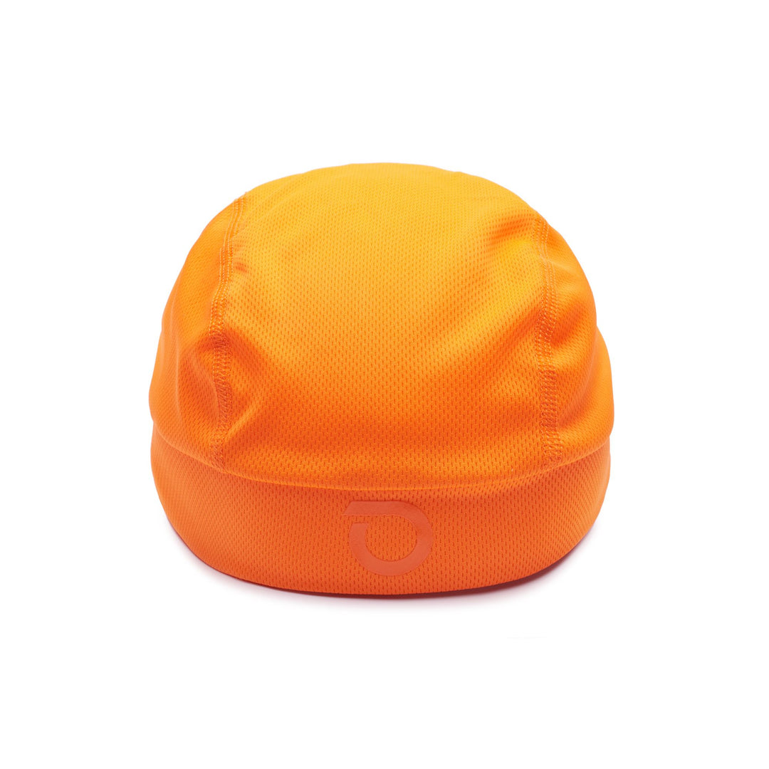 Copricapo unisex arancione sottocasco per ciclismo 01