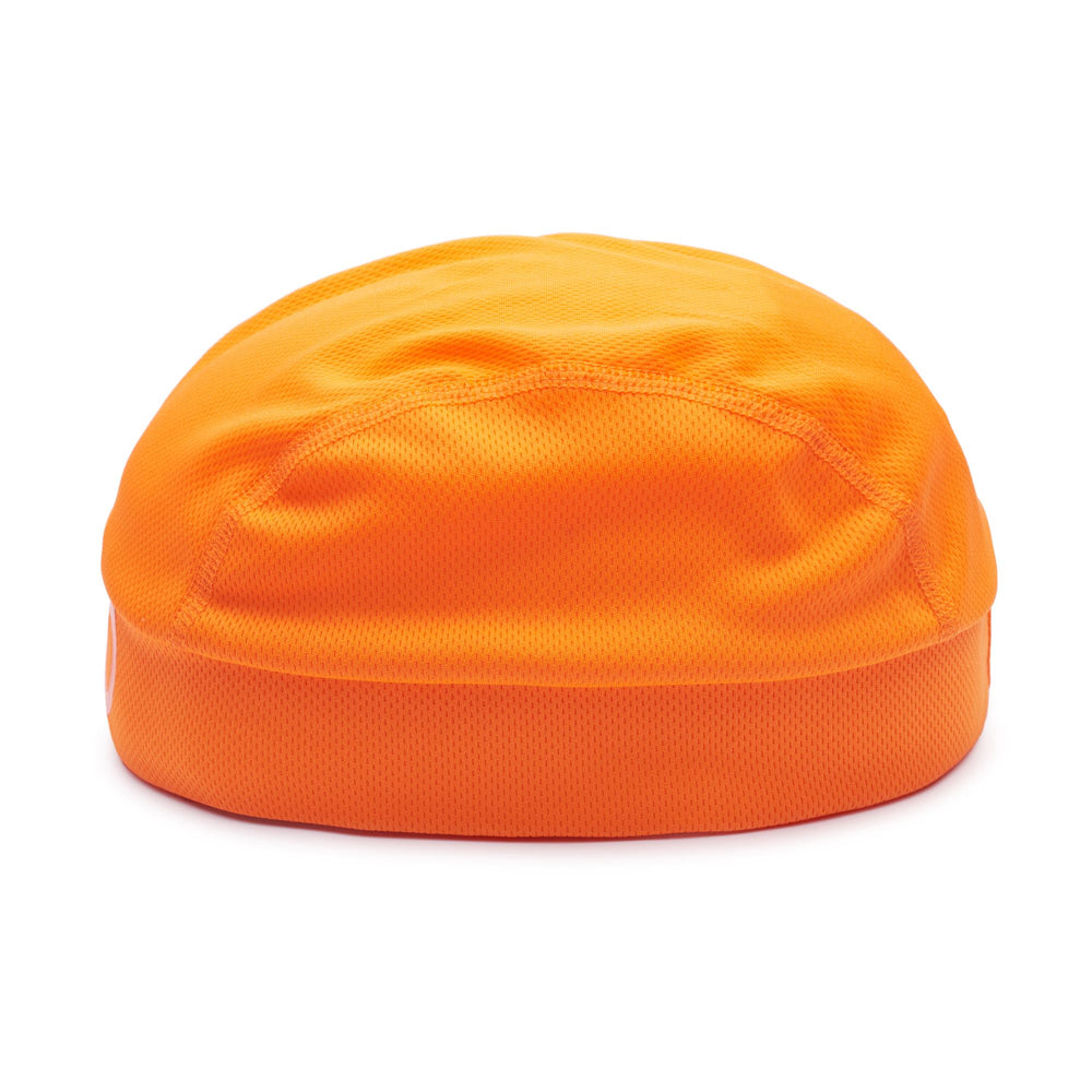 Copricapo unisex arancione sottocasco per ciclismo 02