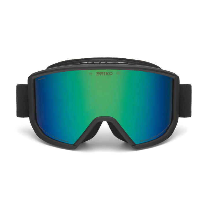 Unisex Black Ski Goggles with Enhanced Color Contrast and Impact Protection 1
