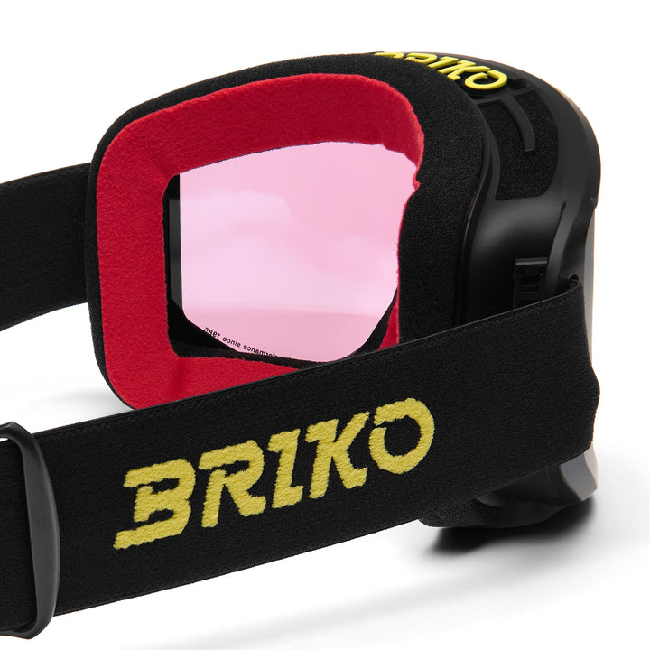 Masque de ski unisexe noir avec protection antibuée et UV 4