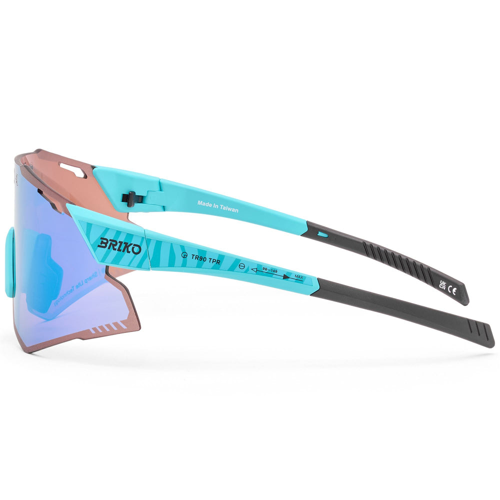 Unisex Blue Cycling Sunglasses with Interchangeable Lenses 02