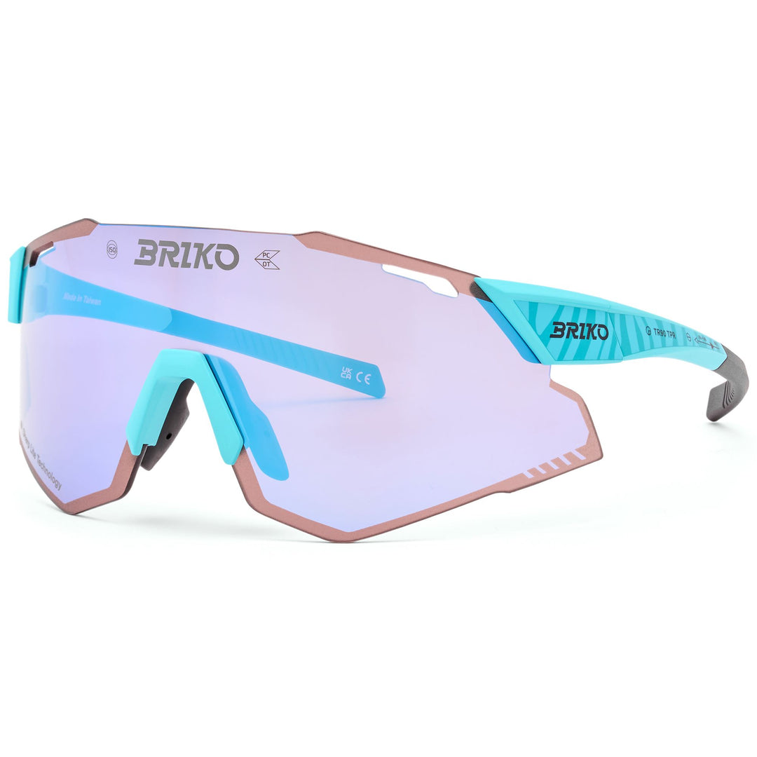 Unisex Blue Cycling Sunglasses with Interchangeable Lenses main