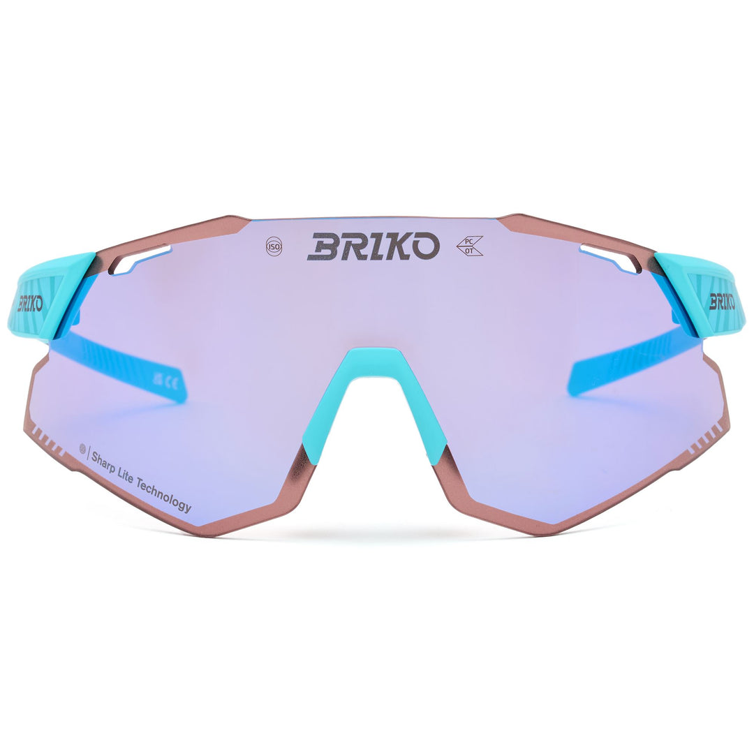 Unisex Blue Cycling Sunglasses with Interchangeable Lenses main