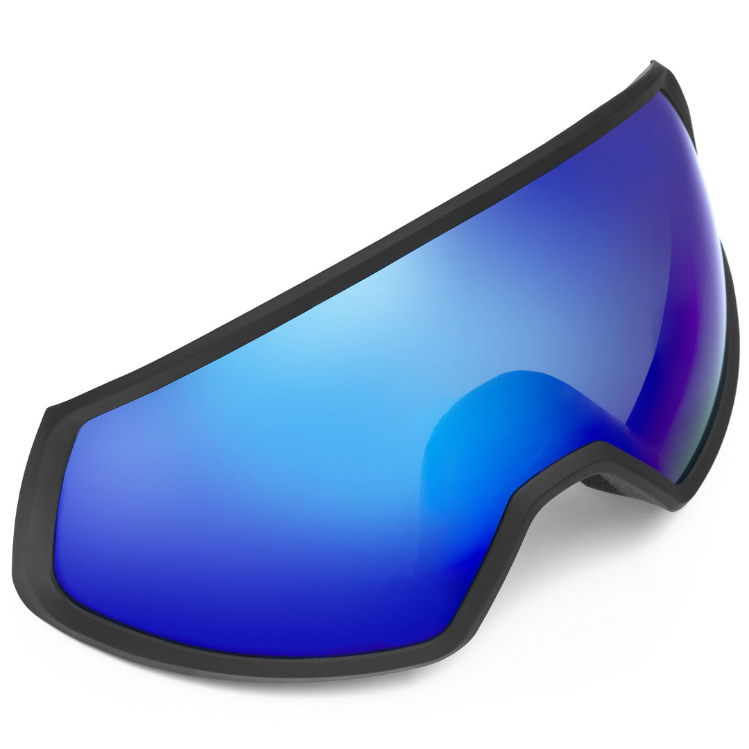 Lunettes de casque de ski magnétiques bleues unisexes 01