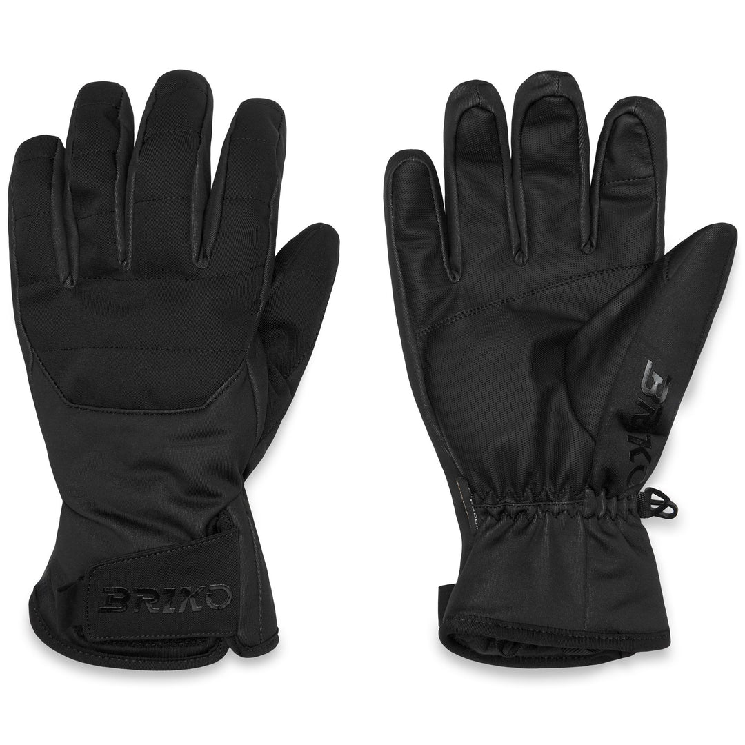 Unisex Black Waterproof and Breathable Winter Gloves 01