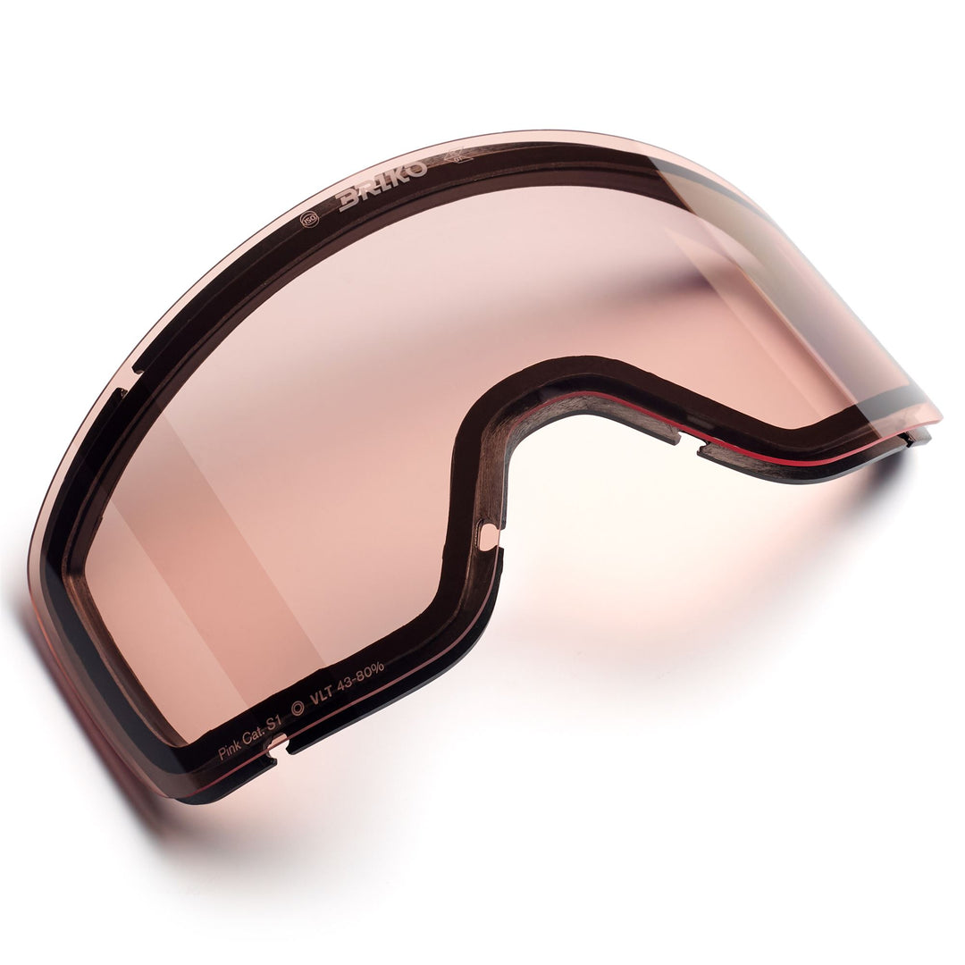 Lente di ricambio per maschera da sci unisex arancione e rosa 01