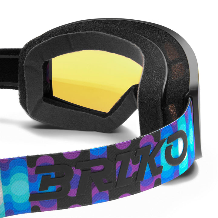 Unisex Black and Turquoise Ski Goggles with Anti-Fog and UV Protection 4