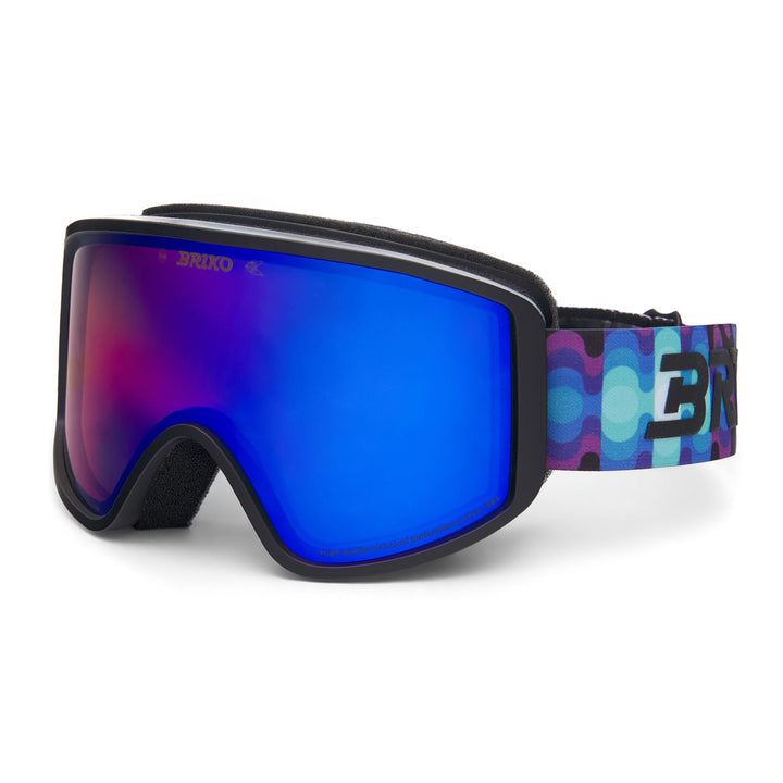 Unisex Black and Turquoise Ski Goggles with Anti-Fog and UV Protection 3