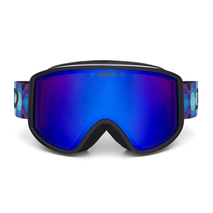 Unisex Black and Turquoise Ski Goggles with Anti-Fog and UV Protection 1