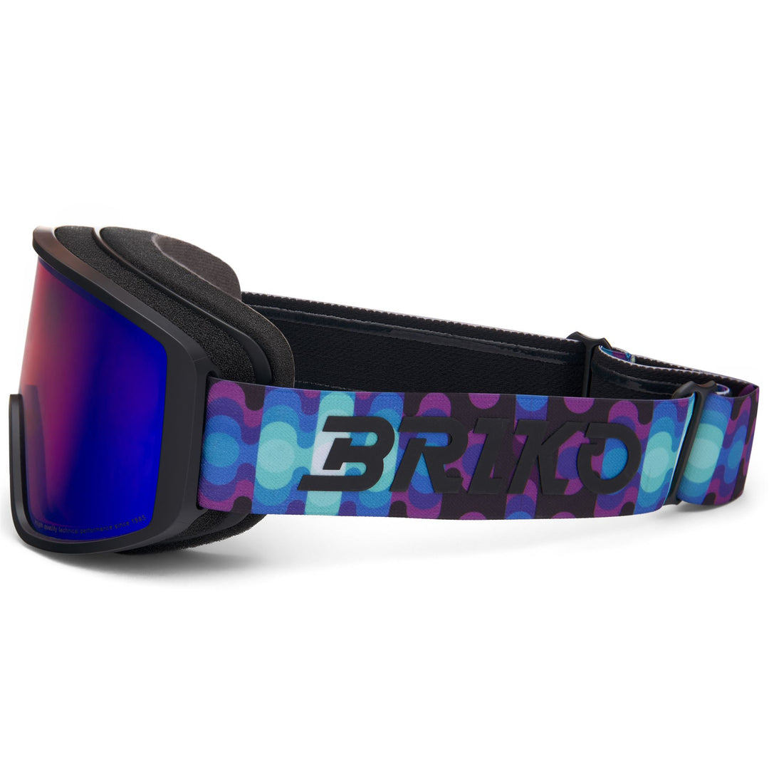 Unisex Black and Turquoise Ski Goggles with Anti-Fog and UV Protection main