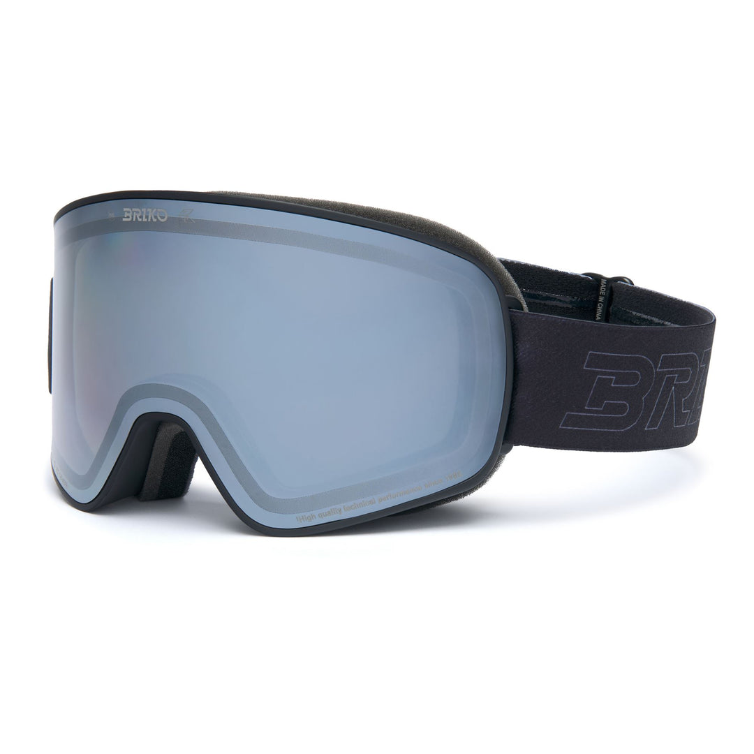 Maschera da sci unisex neri con trattamento antiappannamento e protezione UV. main