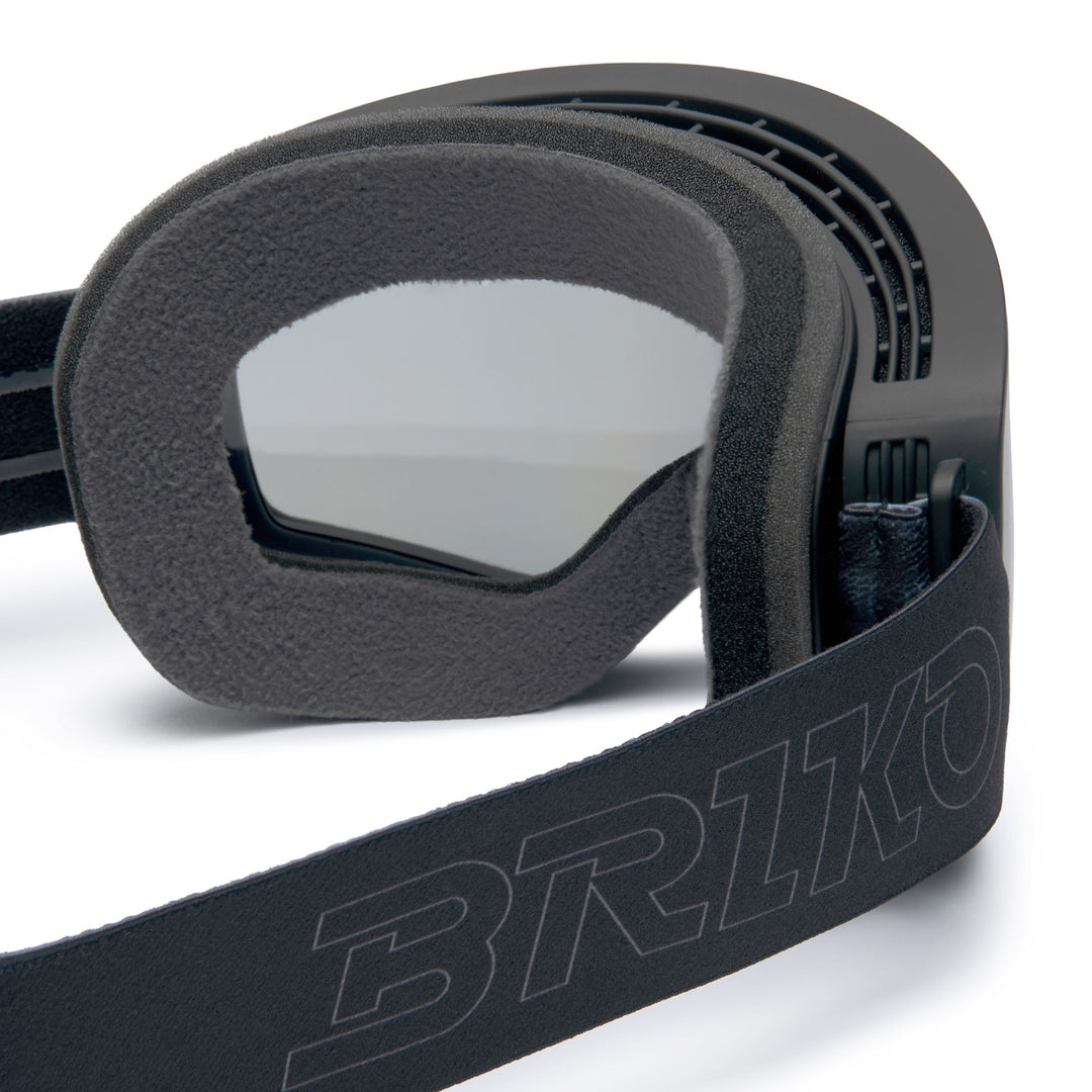 Maschera da sci unisex neri con trattamento antiappannamento e protezione UV. main