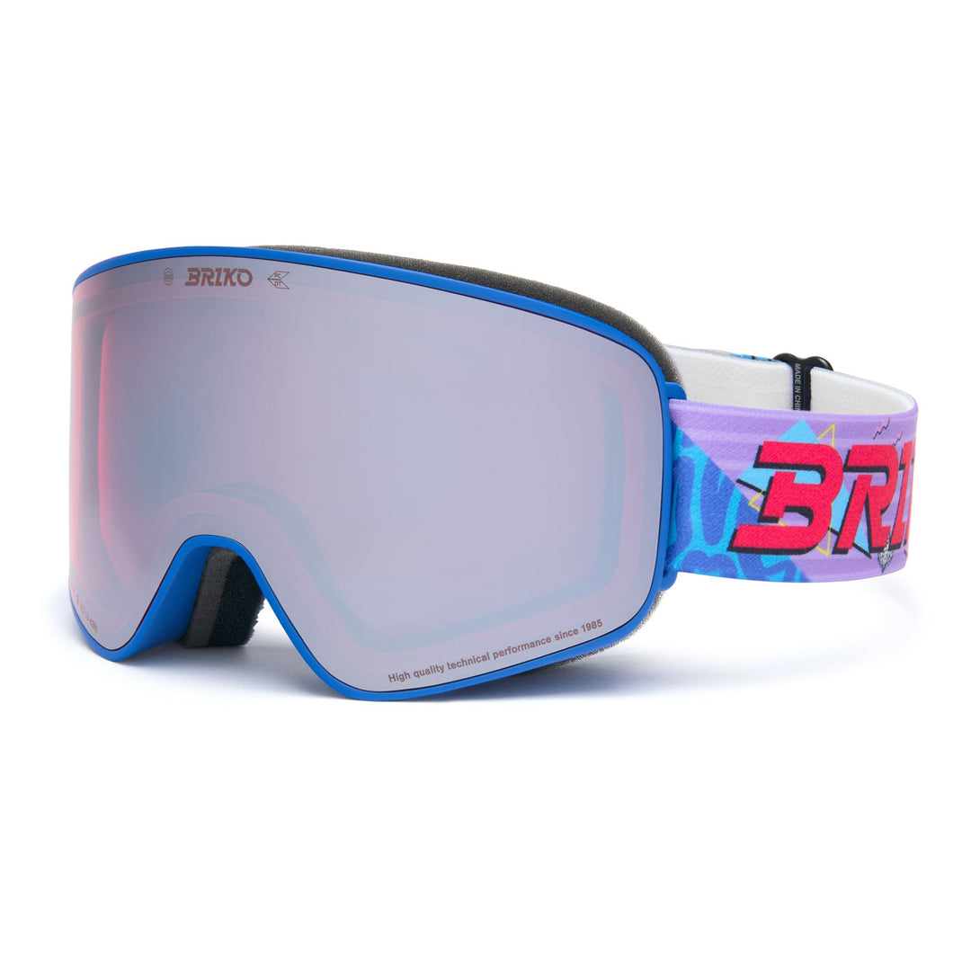 Maschera da sci unisex blu con trattamento antiappannamento e protezione UV. main