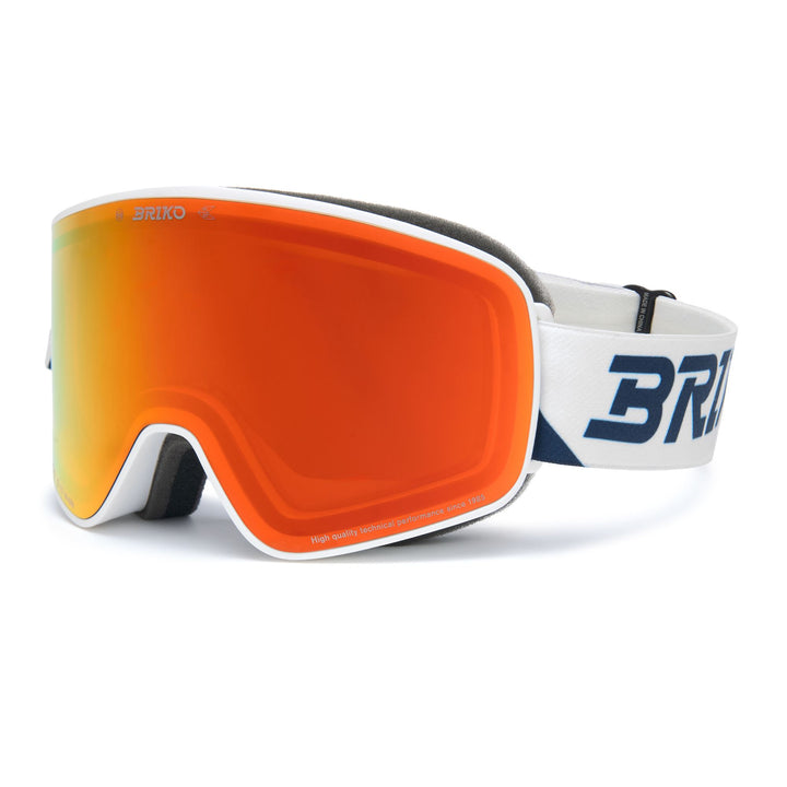 Maschera da sci unisex beige con trattamento antiappannamento e protezione UV. 3