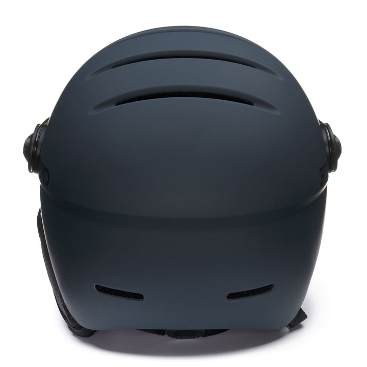 Blue and Gray Men's Ski Helmet with Visor 4