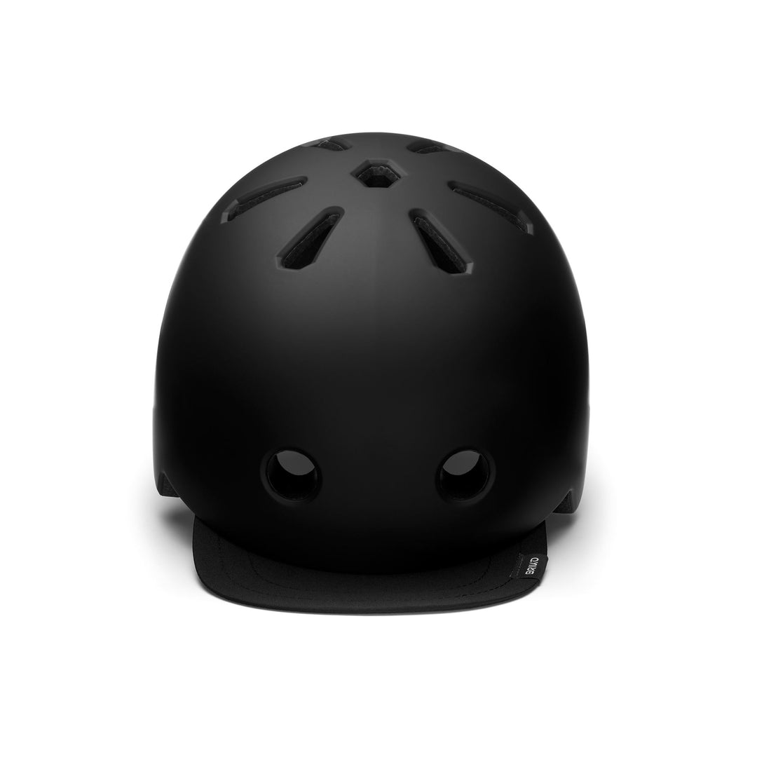 Unisex Black Urban Cycling Helmet with Fabric Visor main