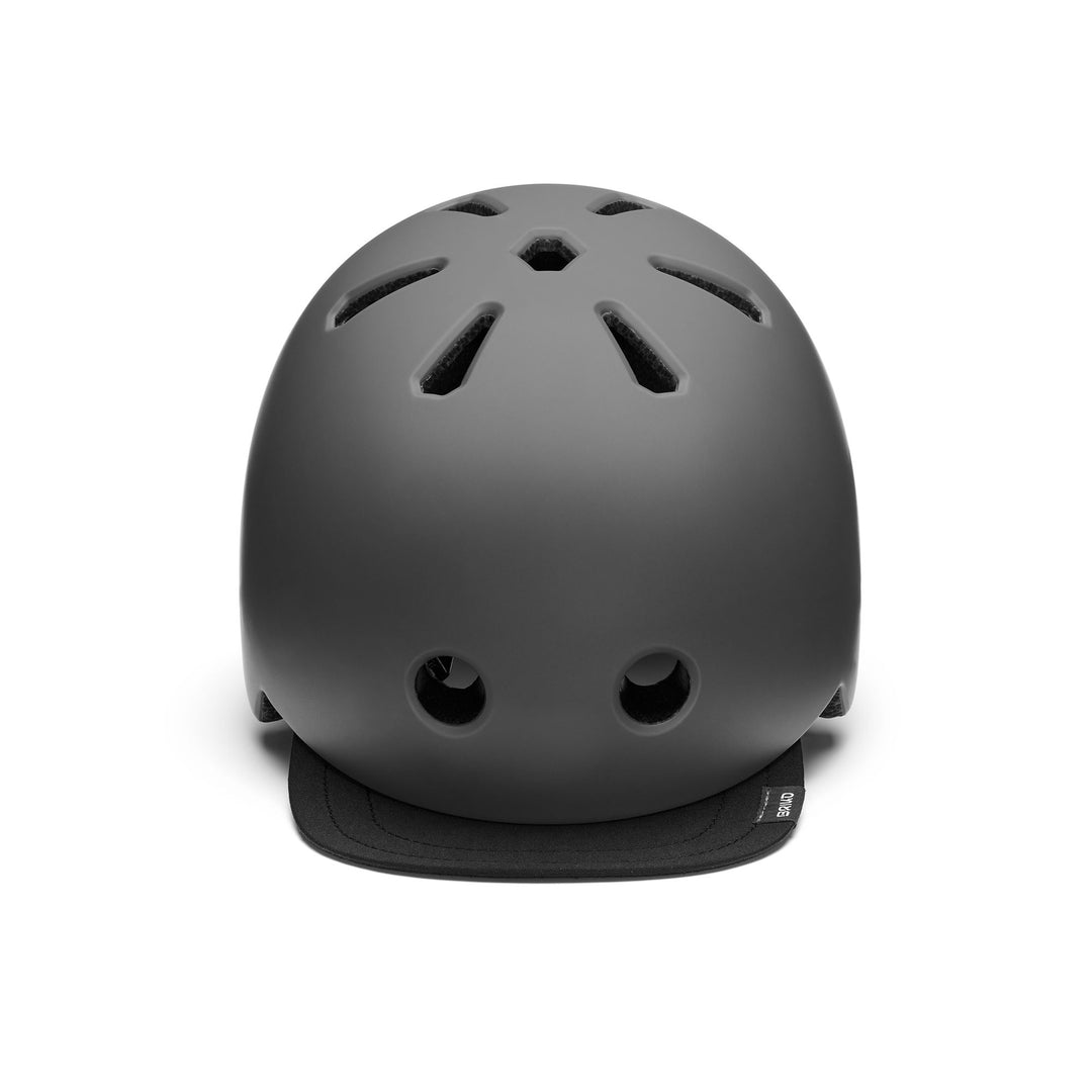 Unisex Grey Urban Cycling Helmet with Fabric Visor main