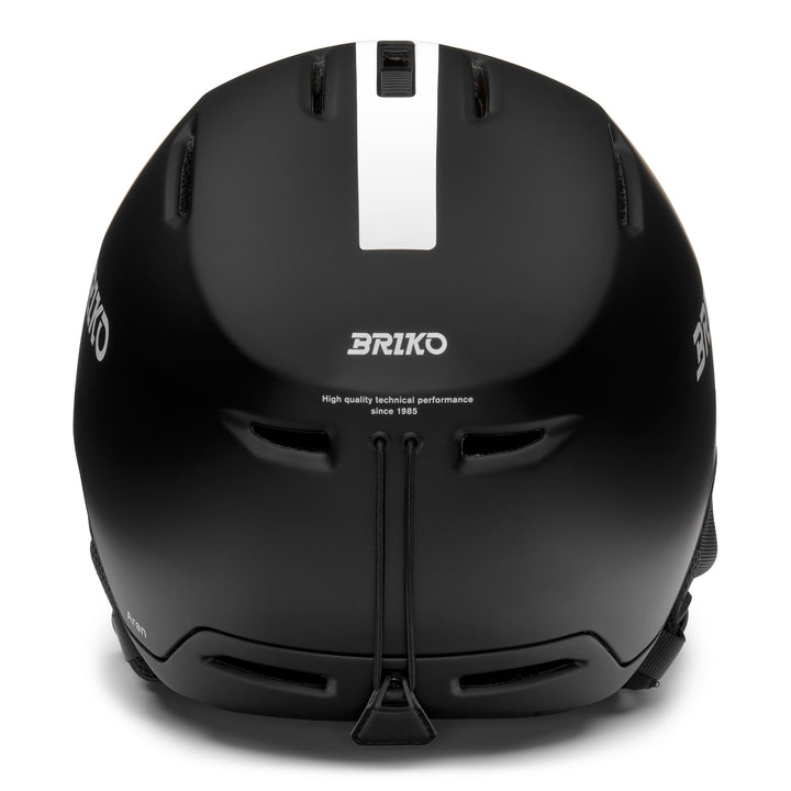 Casco da sci unisex nero e bianco con ventilazione regolabile 4
