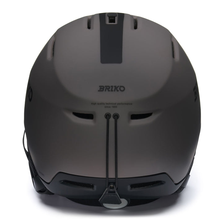 Casco da sci unisex grigio con ventilazione regolabile e tecnologia antibatterica 4