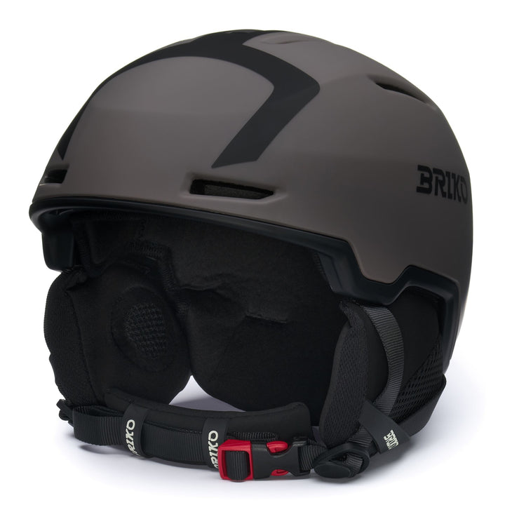 Casco da sci unisex grigio con ventilazione regolabile e tecnologia antibatterica 1