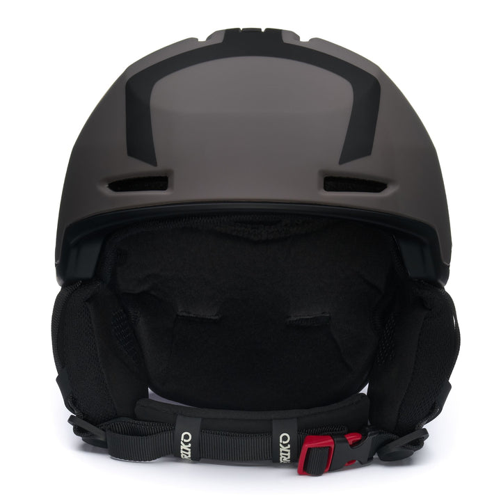 Casco da sci unisex grigio con ventilazione regolabile e tecnologia antibatterica 3