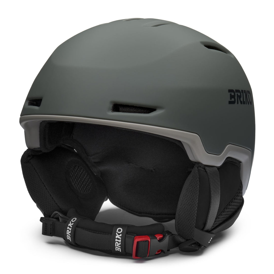 Unisex Grey and Black Ski Helmet with Adjustable Ventilation 01