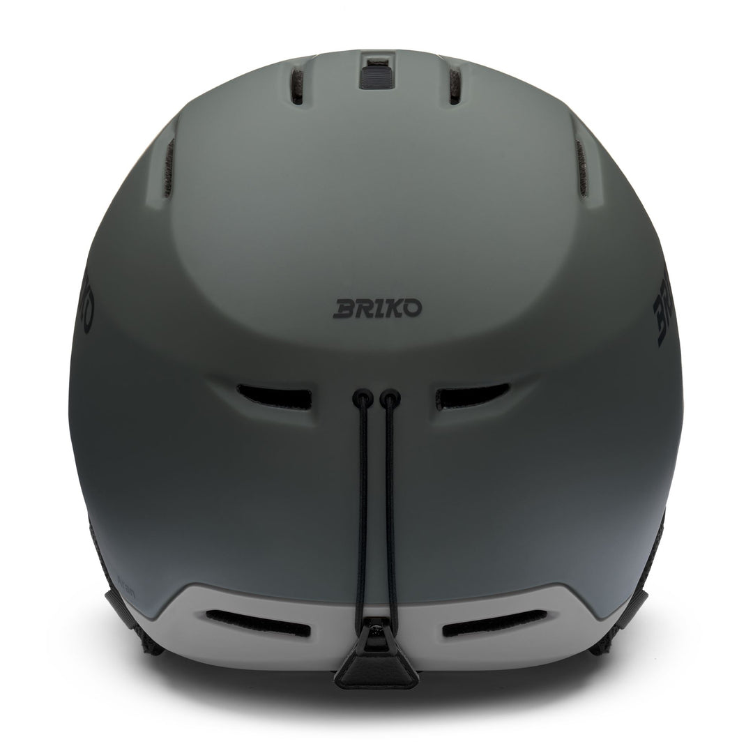 Casque de ski unisexe gris et noir avec ventilation réglable main