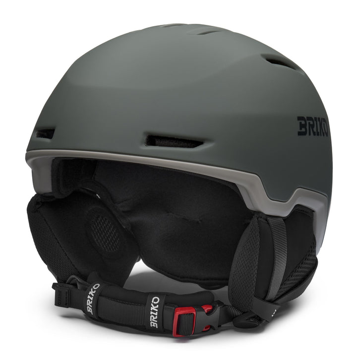 Unisex Grey and Black Ski Helmet with Adjustable Ventilation 1