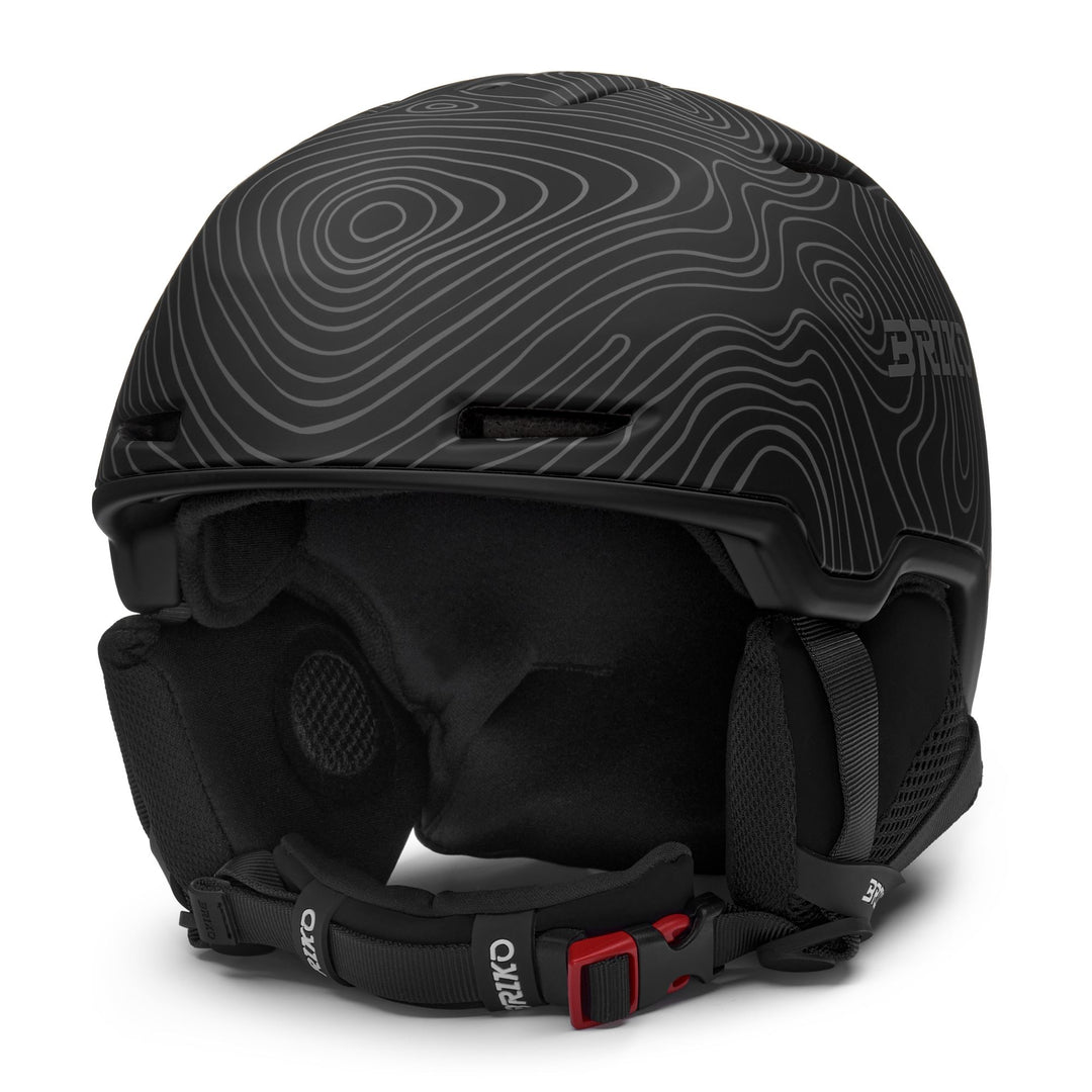Casco da sci unisex grigio e nero con ventilazione regolabile 01