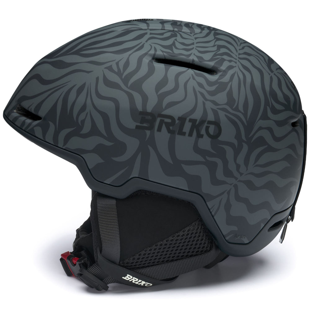Unisex Gray and Black Ski Helmet with Adjustable Ventilation 02