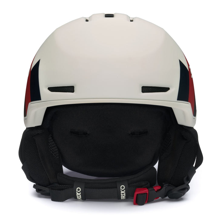 Unisex Beige and Blue Ski Helmet with Adjustable Ventilation 3