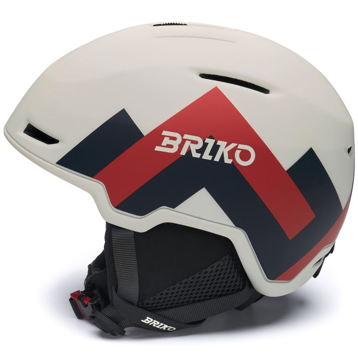 Unisex Beige and Blue Ski Helmet with Adjustable Ventilation 2