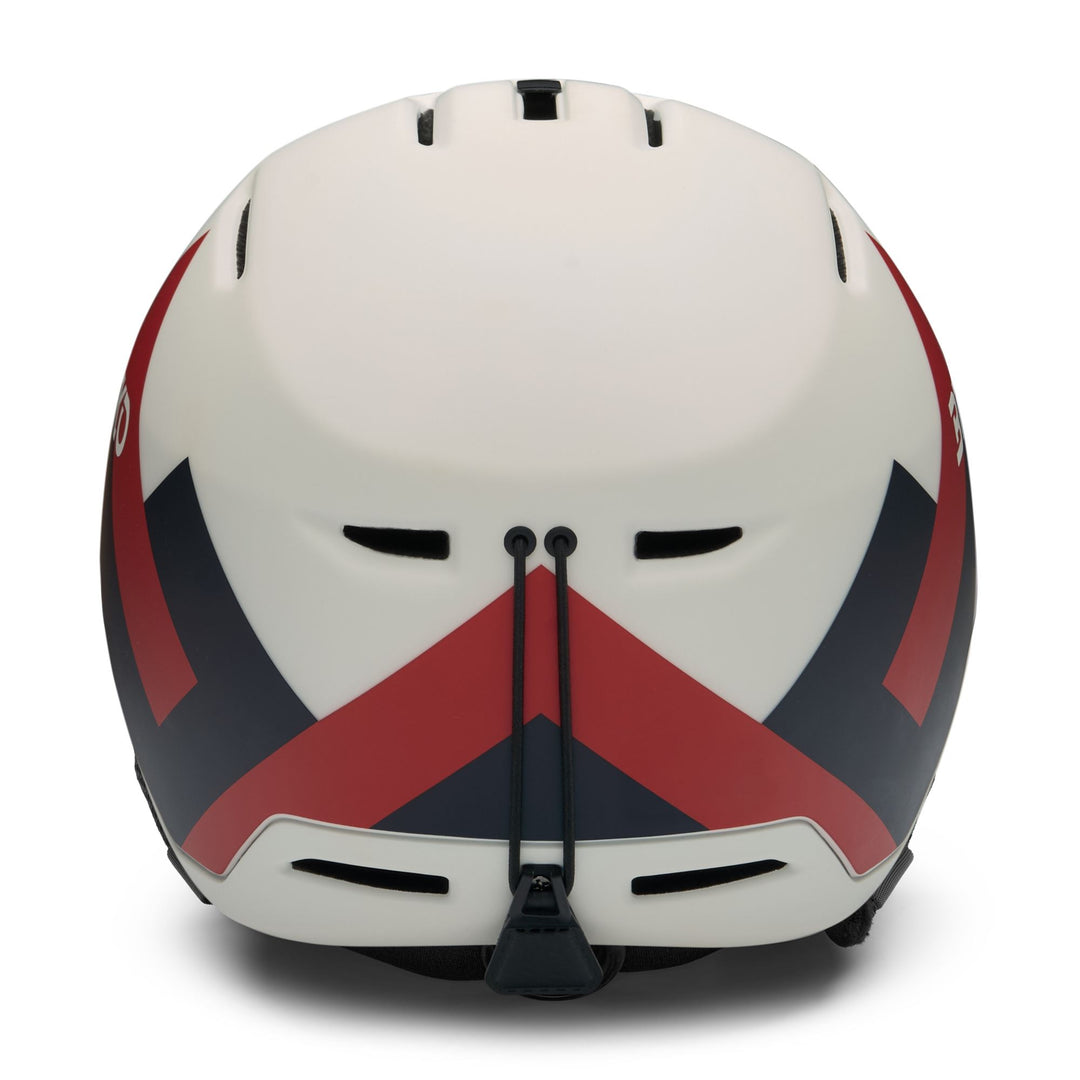 Beige and Blue Unisex Ski Helmet for All-Mountain Use main