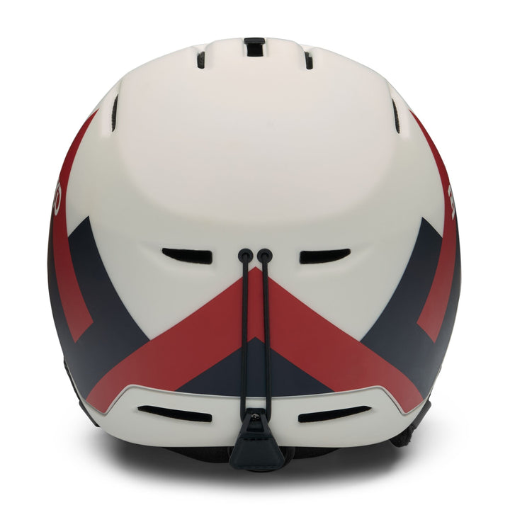 Beige and Blue Unisex Ski Helmet for All-Mountain Use 4