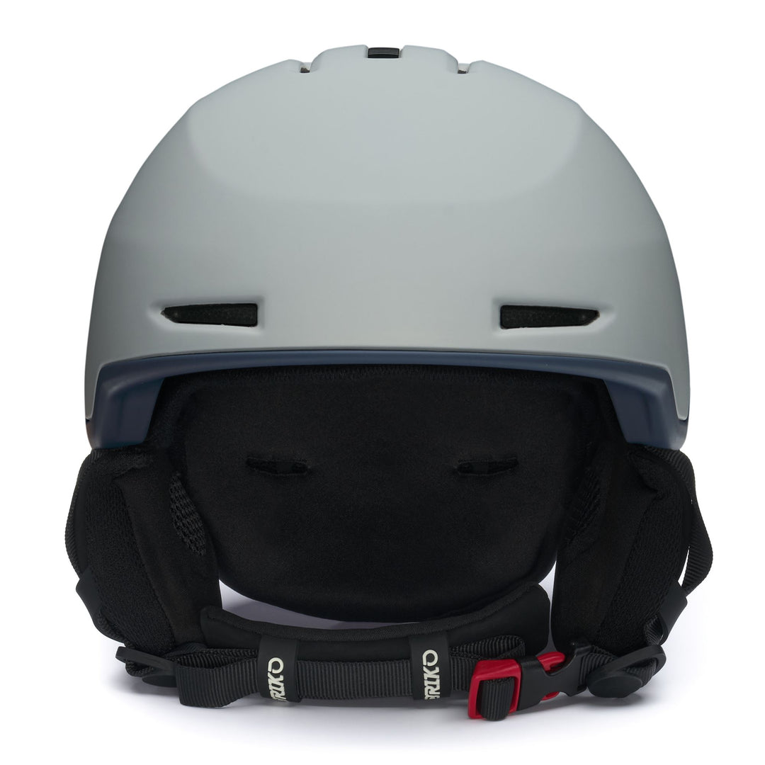 Unisex Gray and Blue Ski Helmet with Adjustable Ventilation main