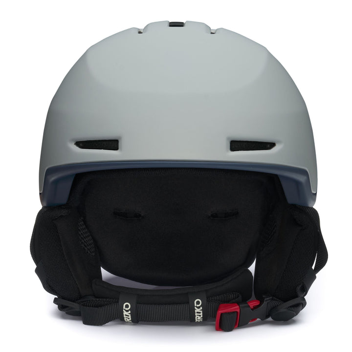 Unisex Gray and Blue Ski Helmet with Adjustable Ventilation 3