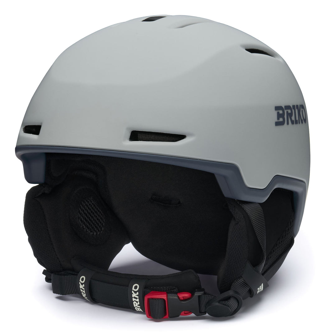 Unisex Gray and Blue Ski Helmet with Adjustable Ventilation 01