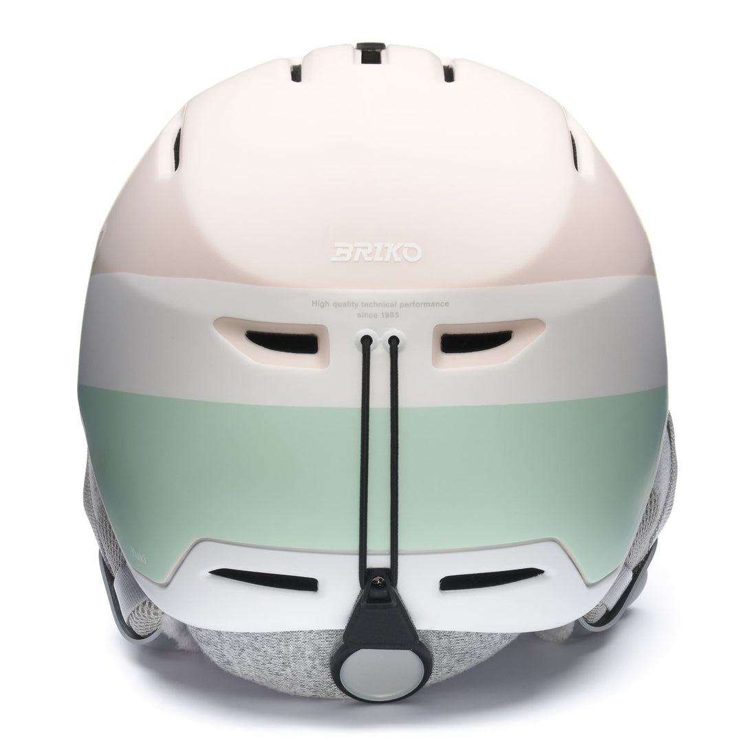 Woman Orange and Pink Ski Helmet with Adjustable Ventilation main