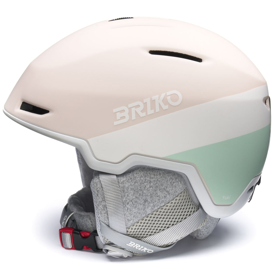 Woman Orange and Pink Ski Helmet with Adjustable Ventilation main