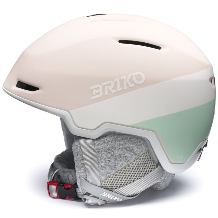 Woman Orange and Pink Ski Helmet with Adjustable Ventilation 2