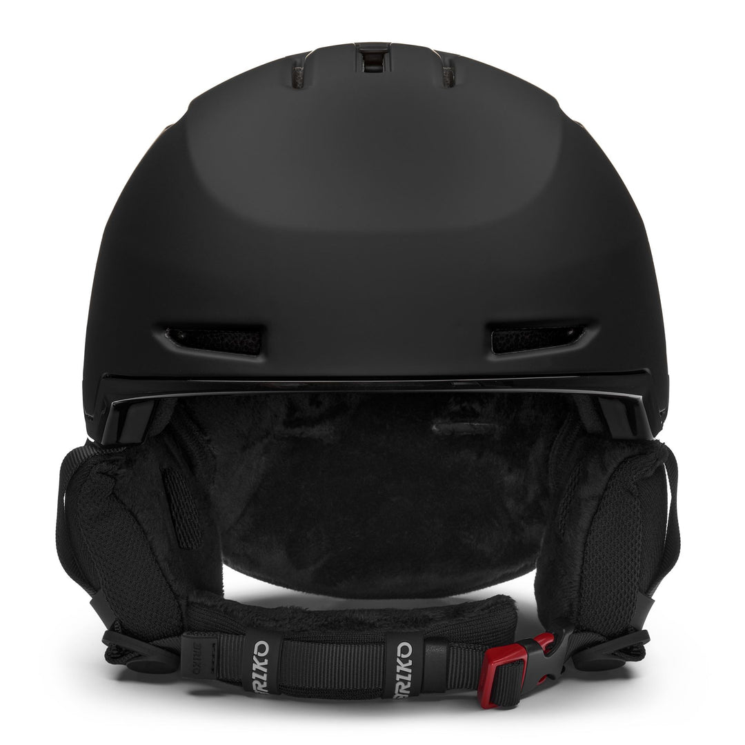 Casque de ski noir pour femme, adapté à une utilisation tout-terrain main
